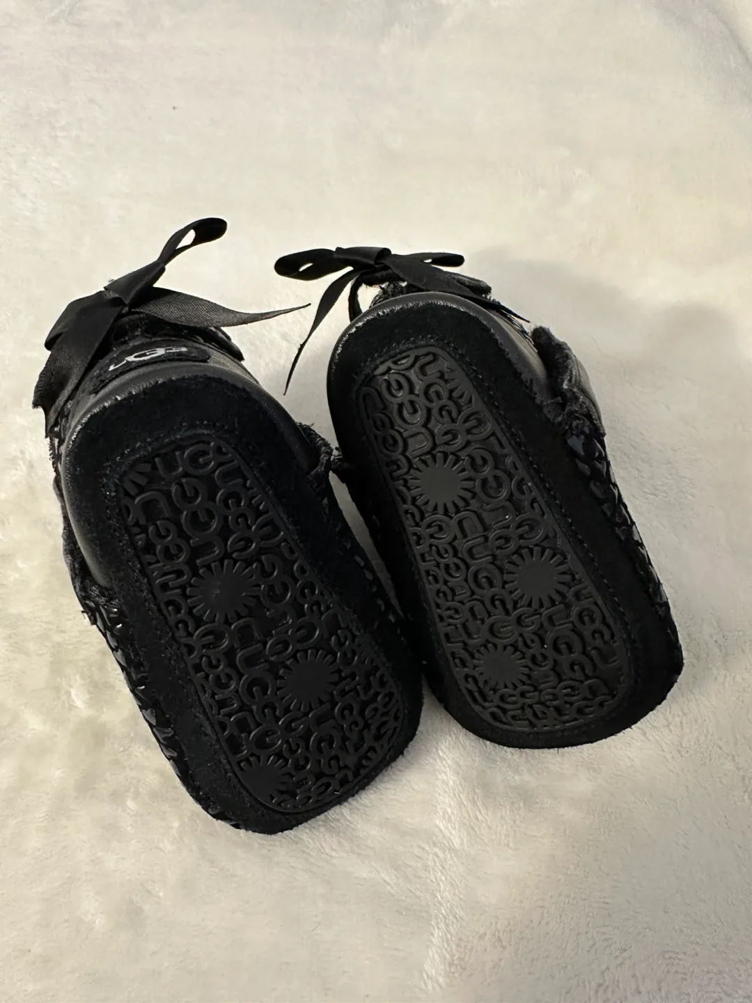 UGG Baby Girl's Black Boots Size 1 image indicator(3)