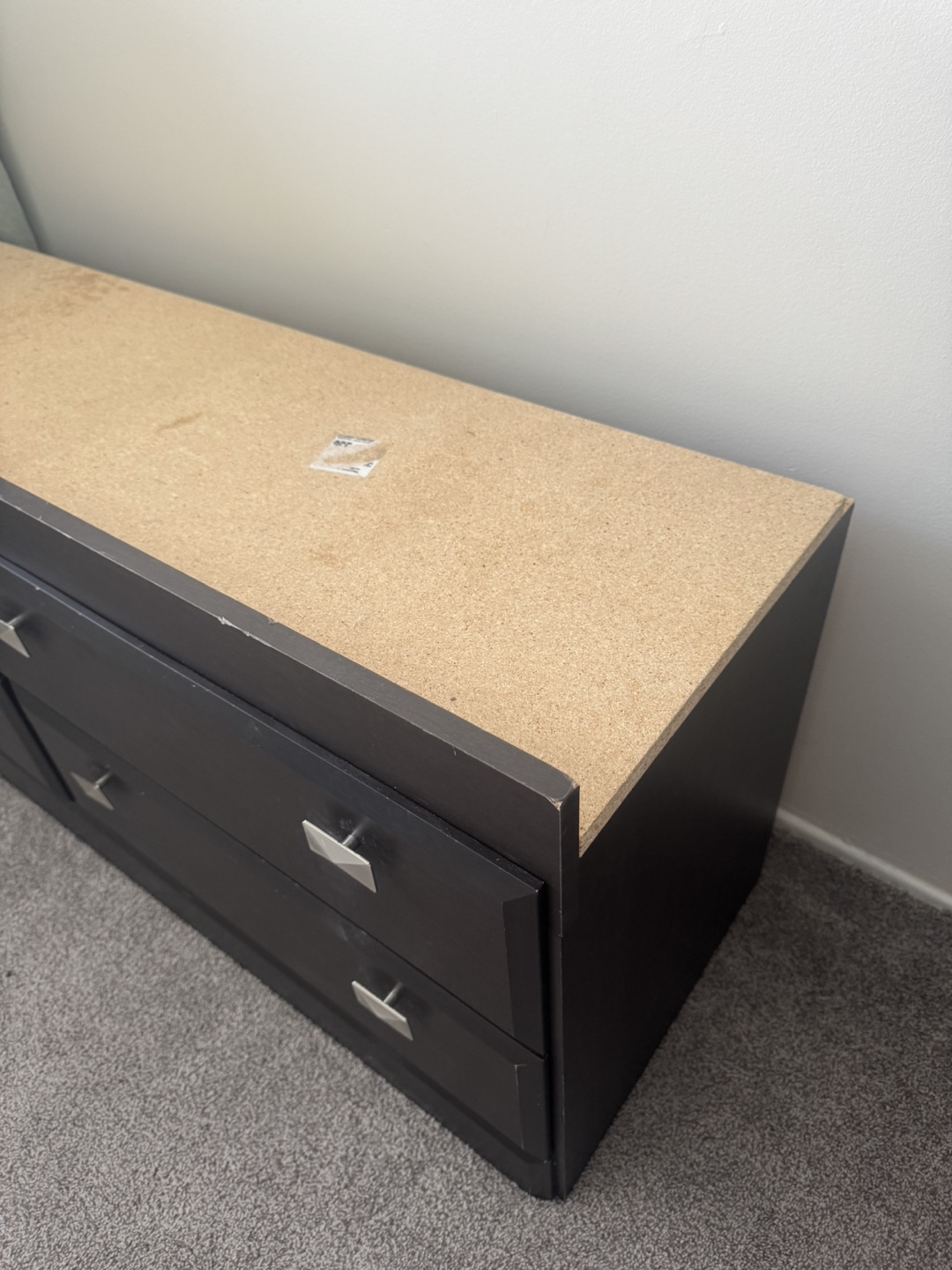 Black Four-Drawer Dresser - photo 2