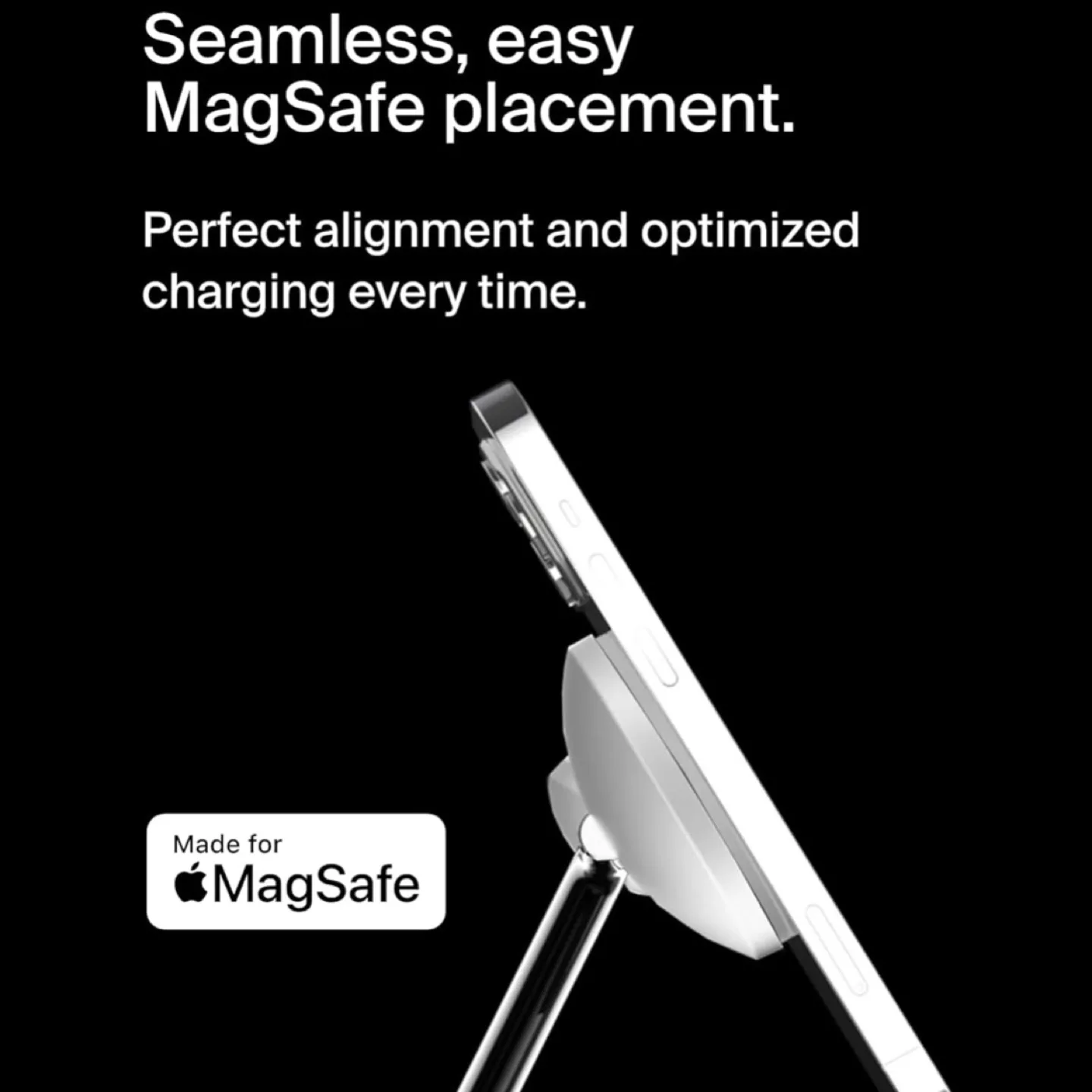 Belkin MagSafe Charger, 3-in-1 Wireless Charging Stand image indicator(2)