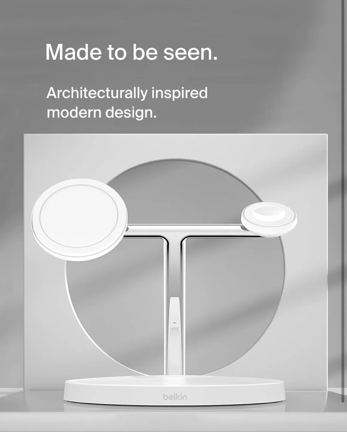 Belkin MagSafe Charger, 3-in-1 Wireless Charging Stand image indicator(3)