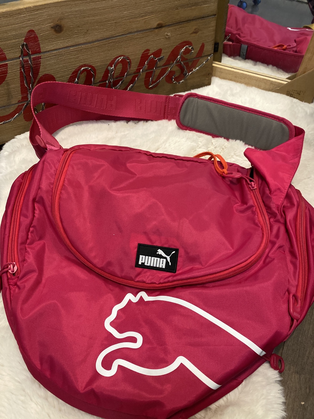 Pink Puma Sport Bag