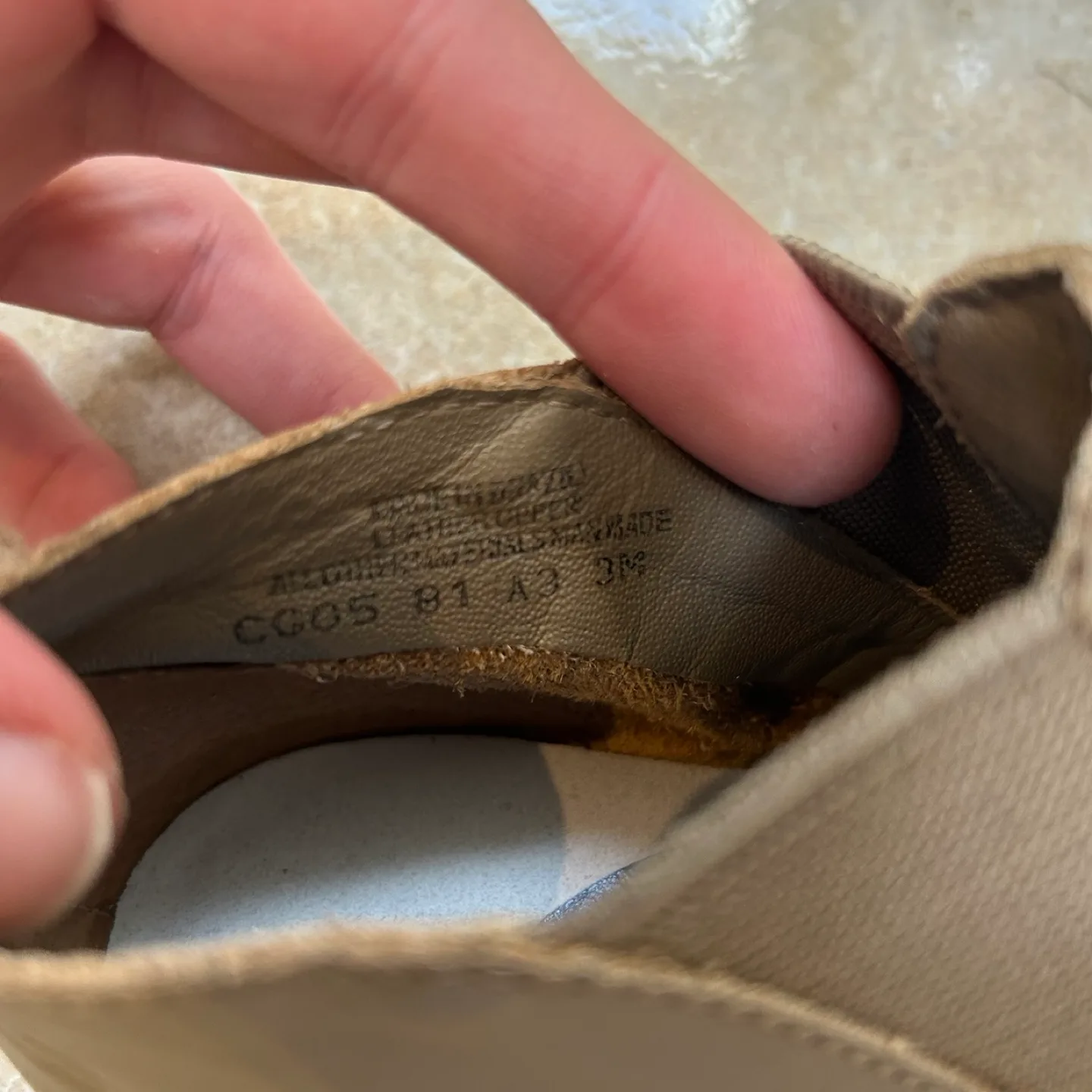 Capezio Beige Tan Jazz Dance Shoes (Size 3M) image indicator(3)