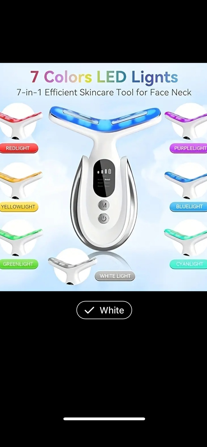 7 color Led Light therapy for all ur skin issues