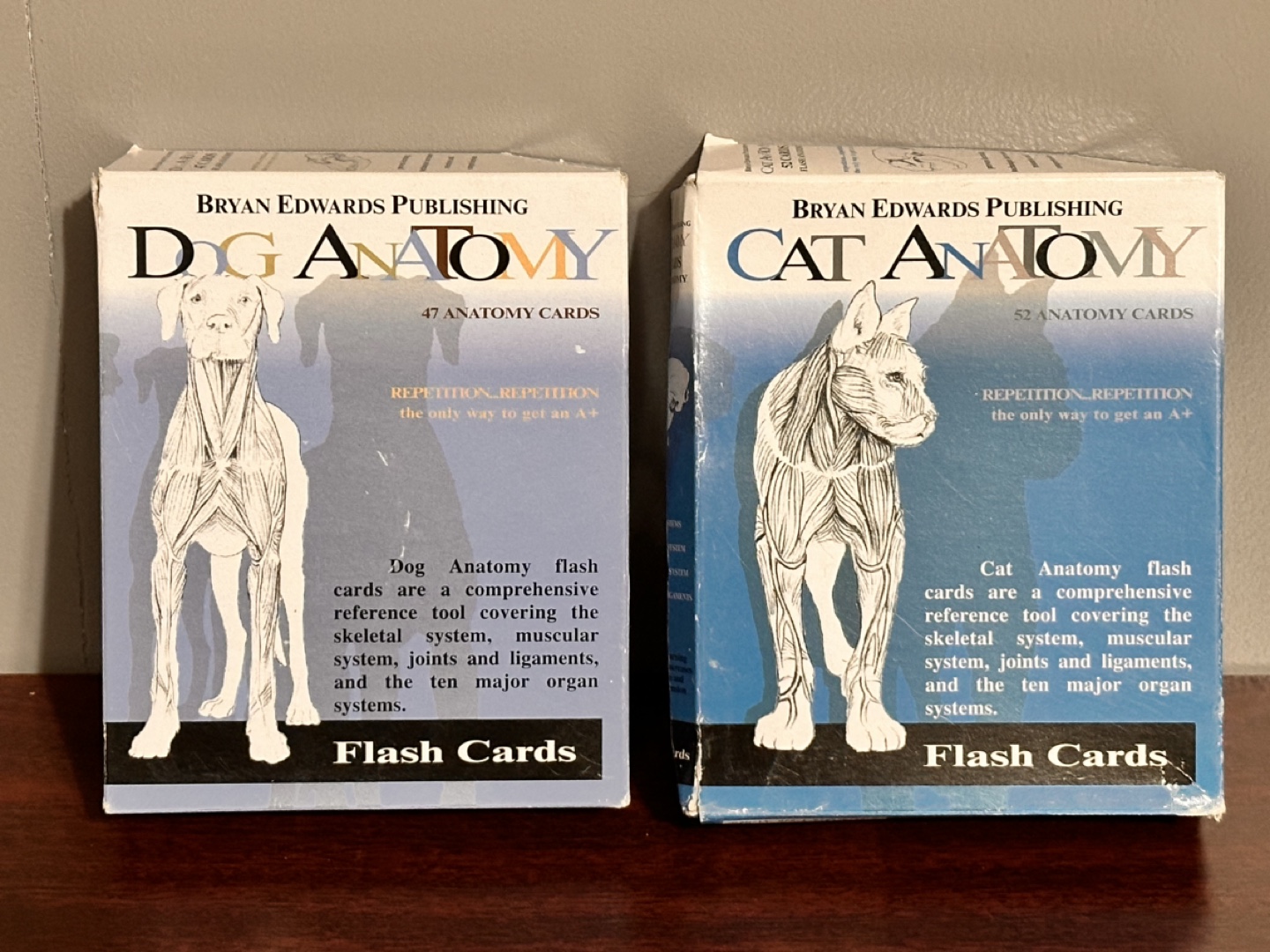 Dog & Cat Anatomy Flash Cards - Bryan Edwards Publishing