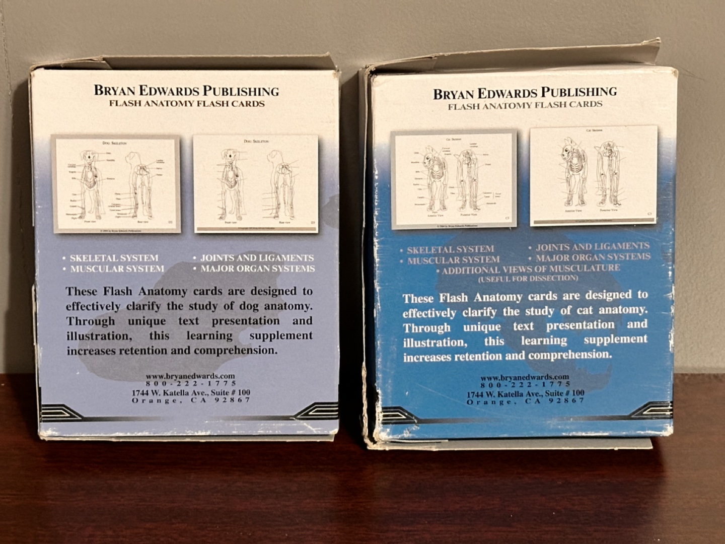 Dog & Cat Anatomy Flash Cards - Bryan Edwards Publishing - photo 2