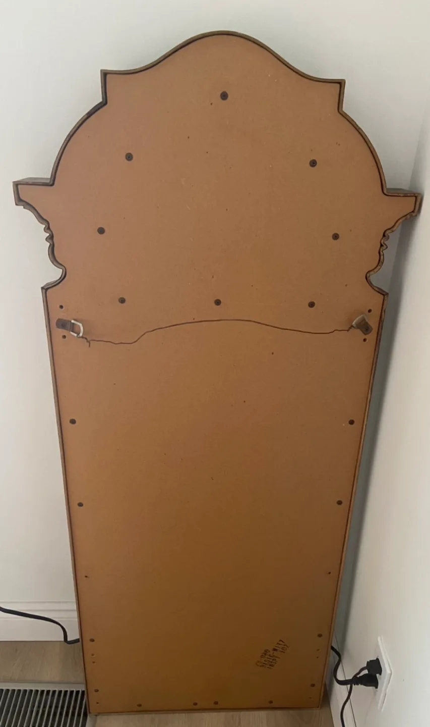 Ornate Detailed Carving Framed Mirror image indicator(7)