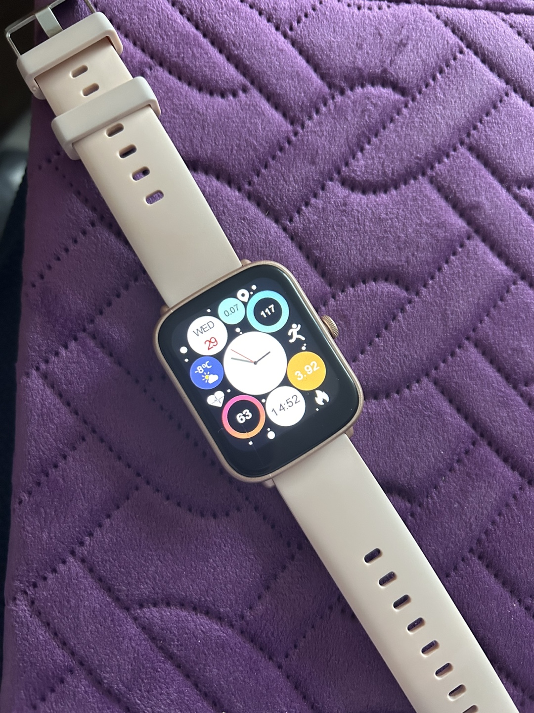 Smartwatch with Pink Band