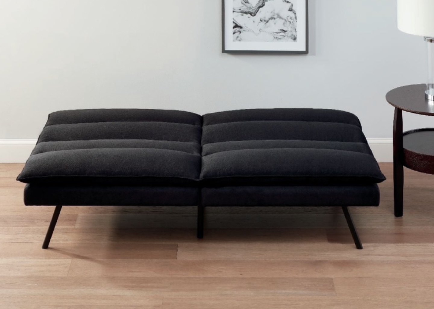 Black Futon Sofa Bed - photo 3