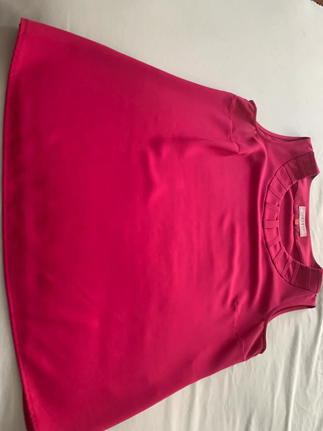 Kasper Sleeveless Pink Blouse, Size M image indicator(3)