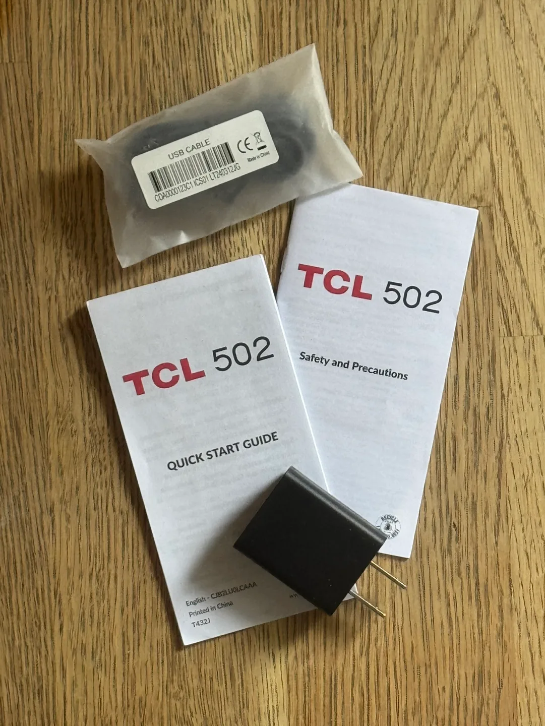 TCL 502 Smartphone - Black - Never used image indicator(3)