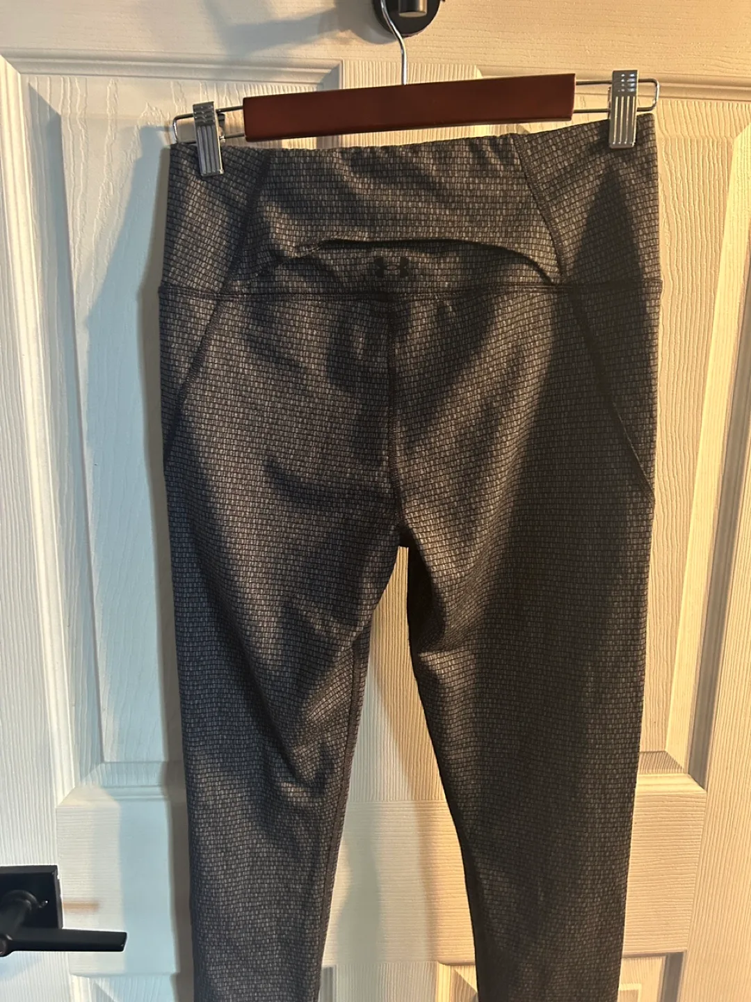 Women's 7/8 Length Leggings - Purple and Grey image indicator(2)