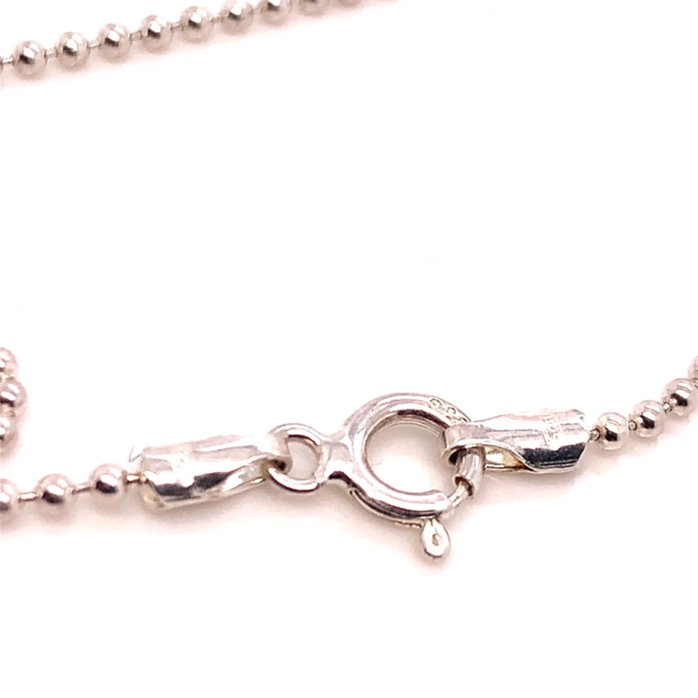 Sterling Silver Ball Chain Dainty bracelet 8” image indicator(3)