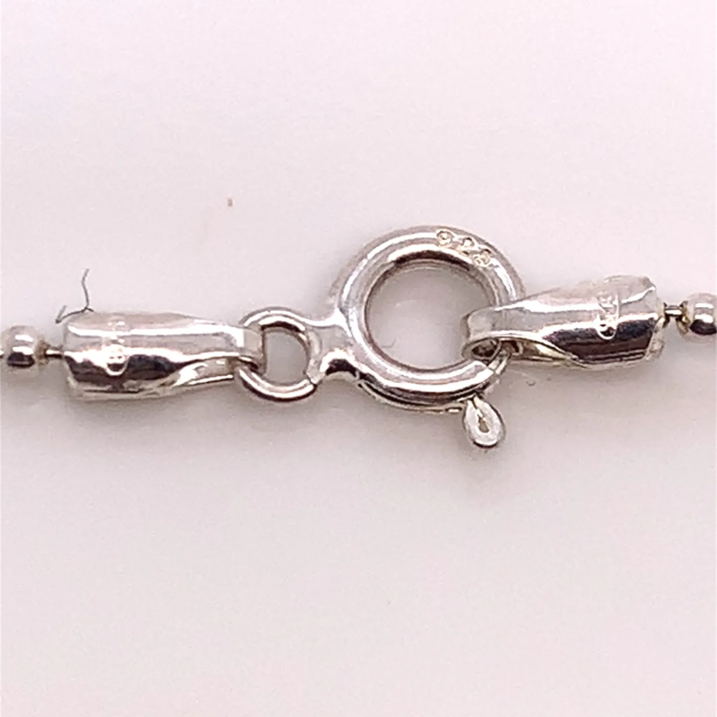 Sterling Silver Ball Chain Dainty bracelet 8” image indicator(5)