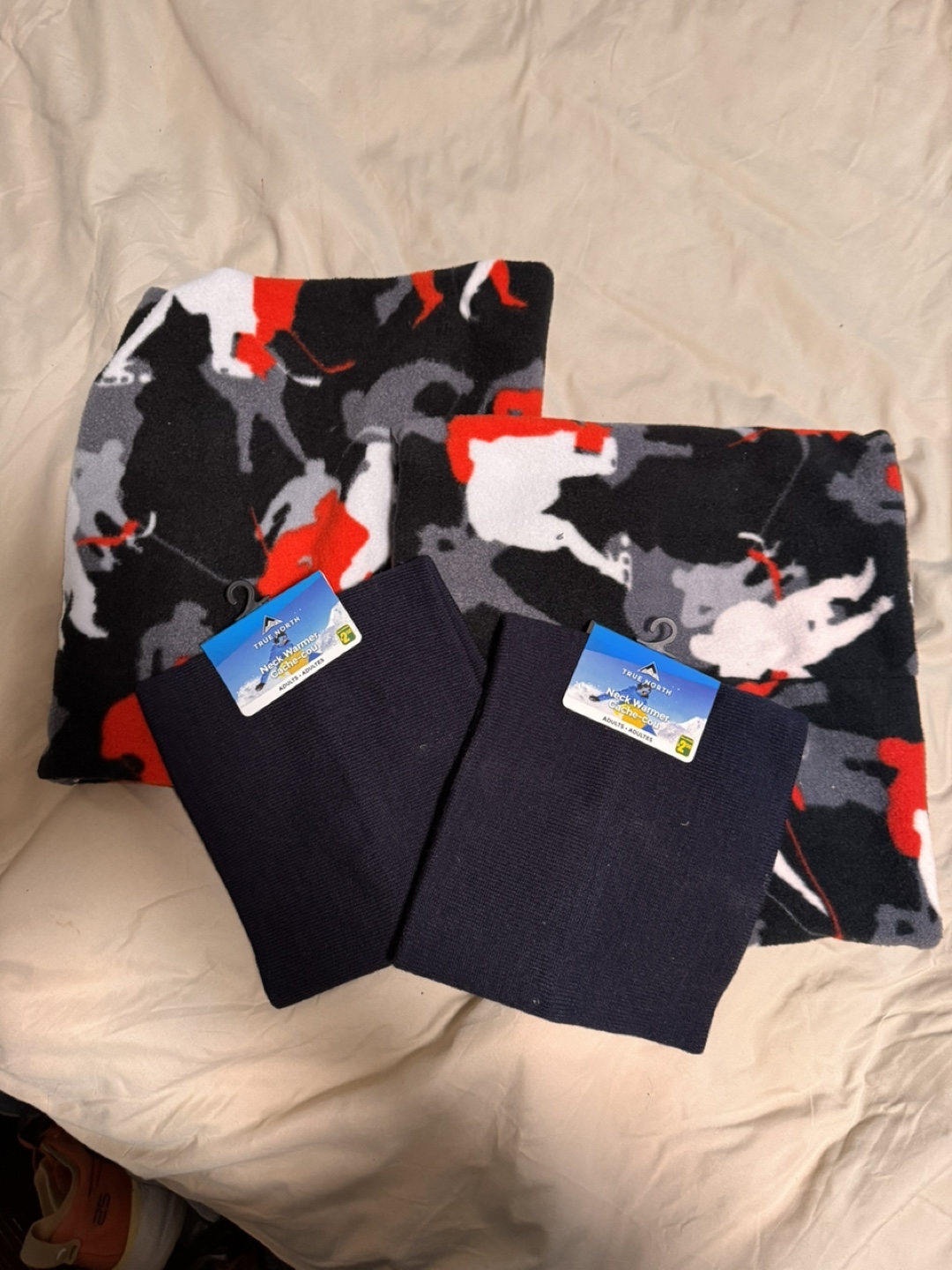 True North Fleece Neck Warmers & Cozy Fleece Scarves Set