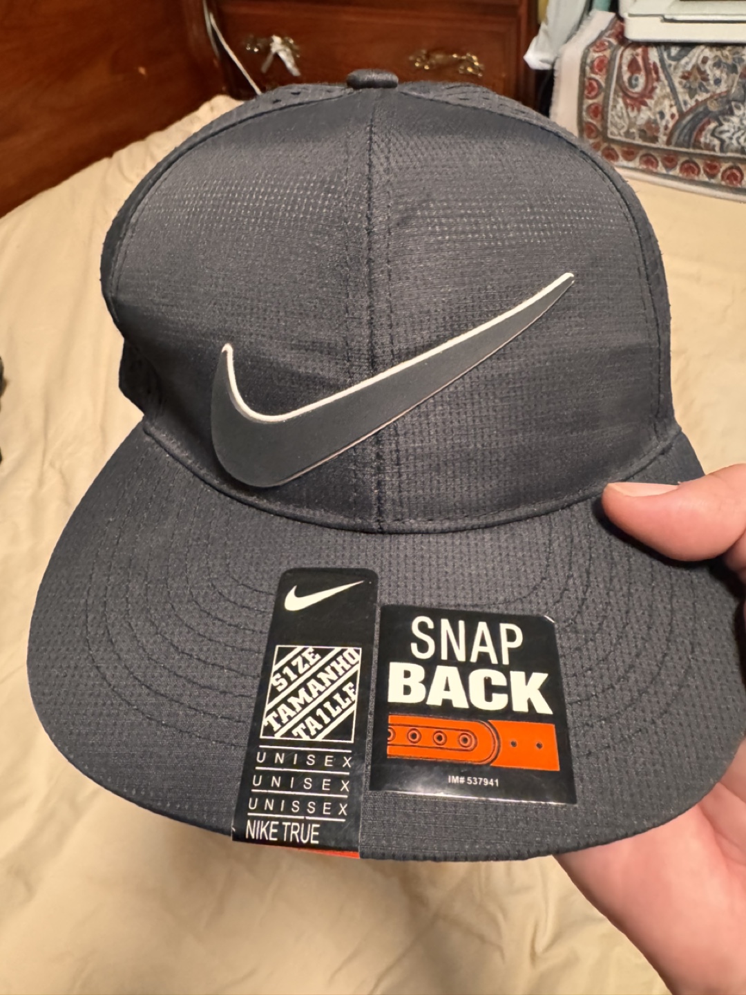 Nike True Snapback Hat - Black - photo 2