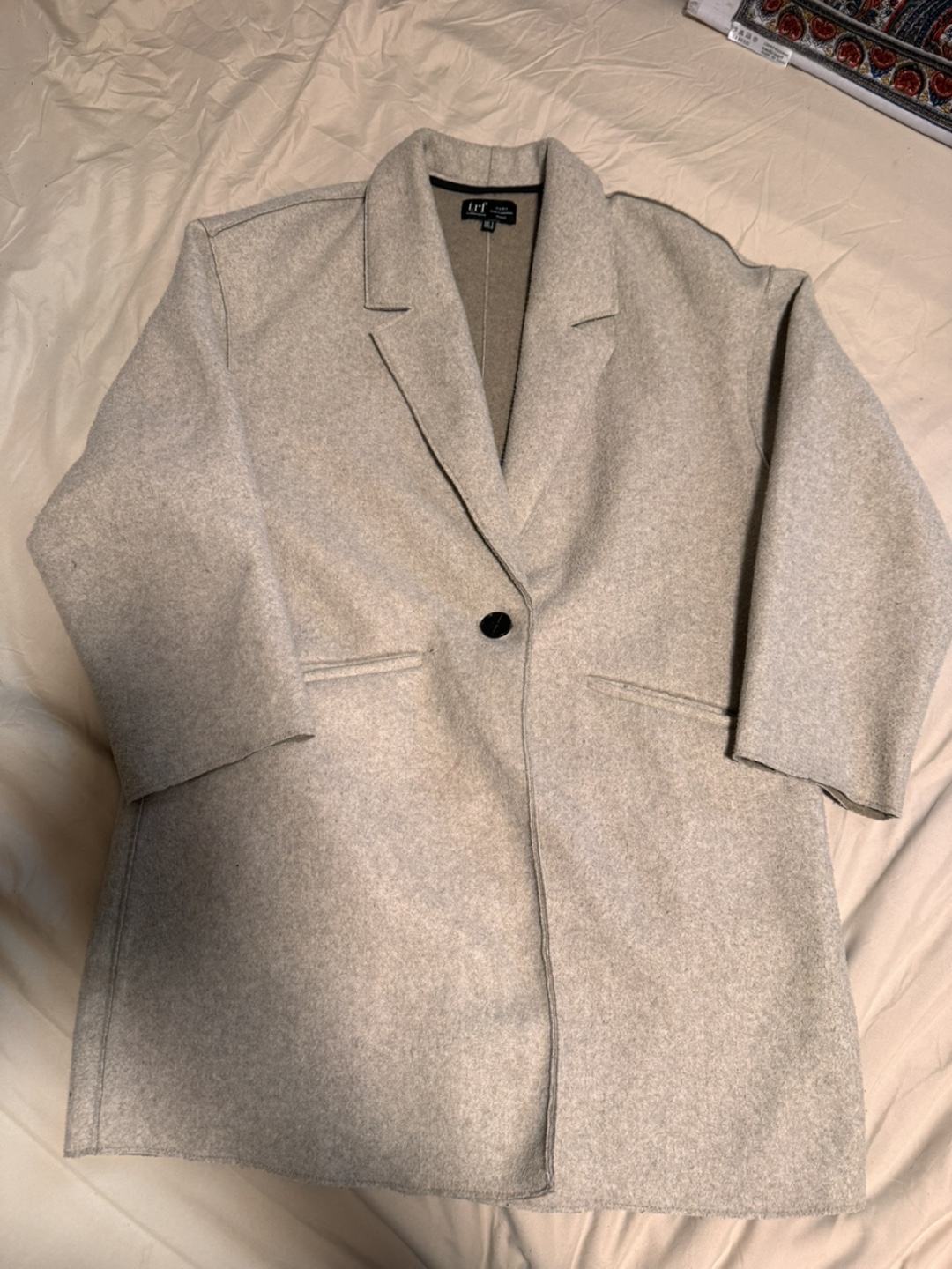 Zara TRF Collection Grey Coat Size Small - photo 2