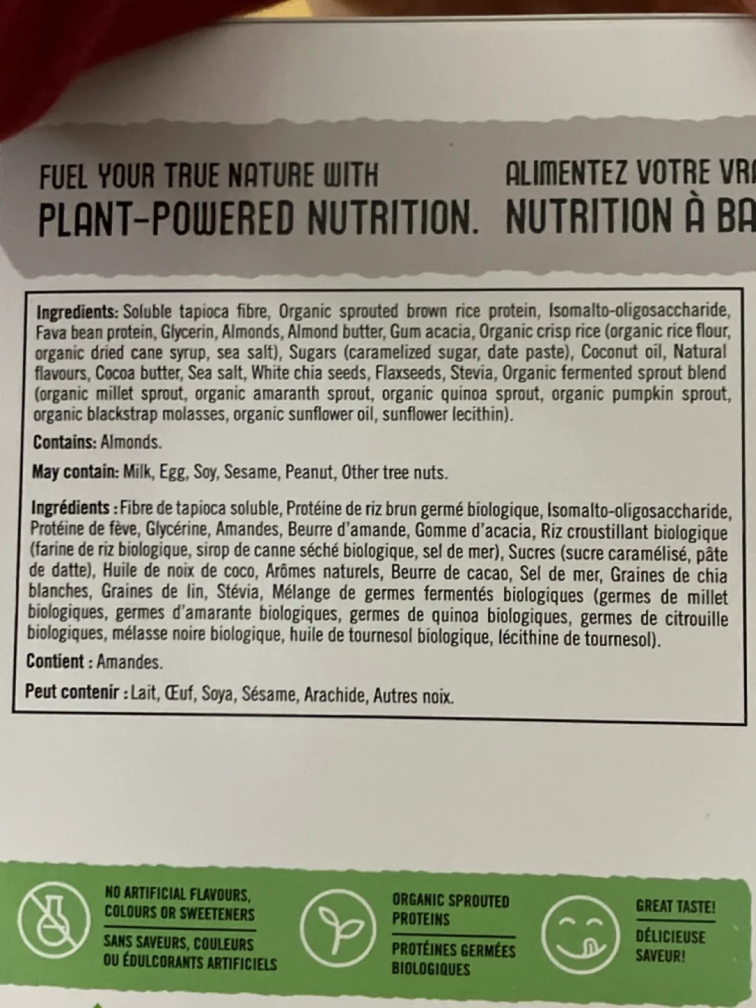 6 Sweet & Salty Caramel Iron Vegan Sprouted Protein Bars image indicator(6)