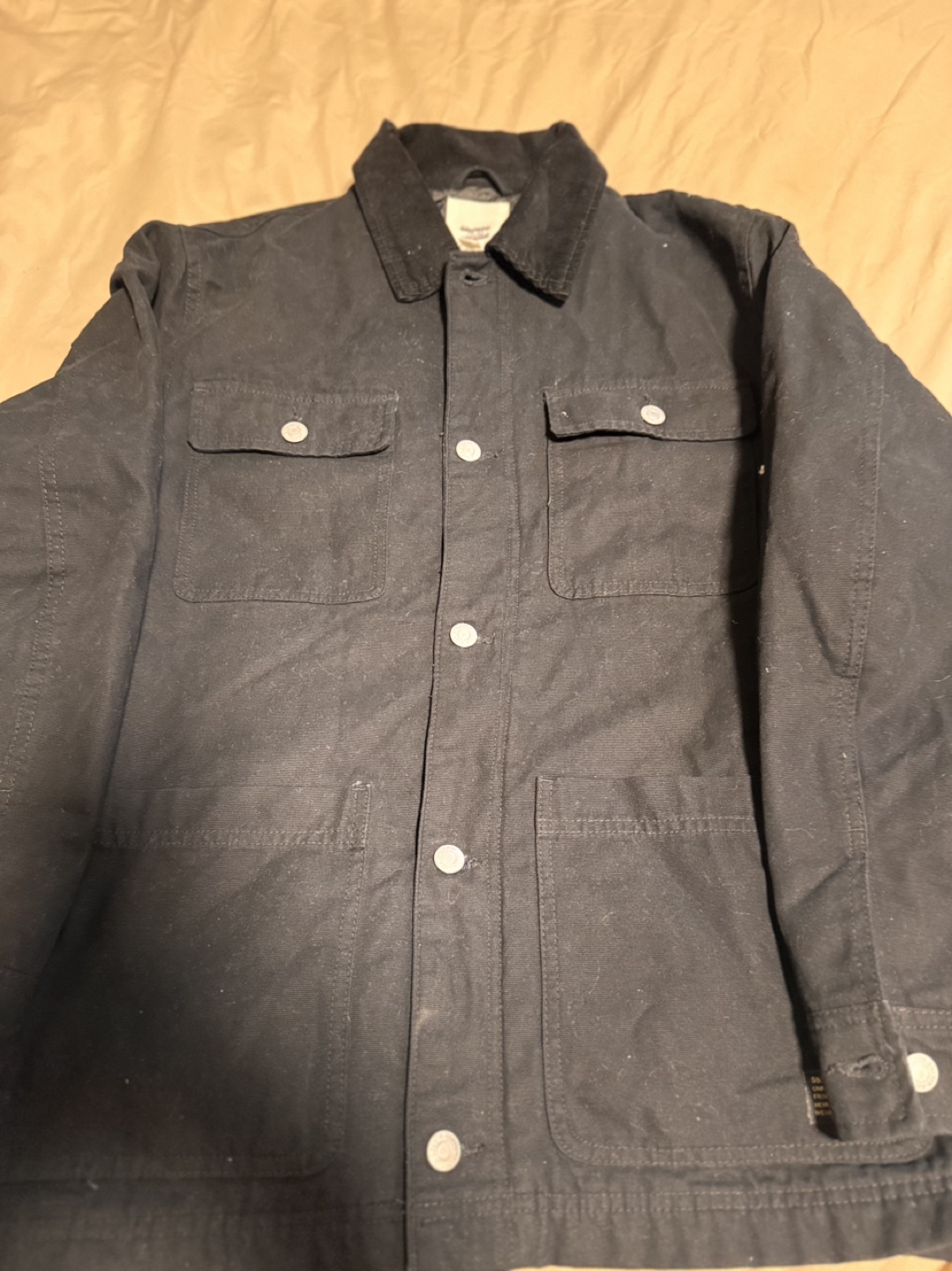 Men's H&M Black Chore Coat Jacket