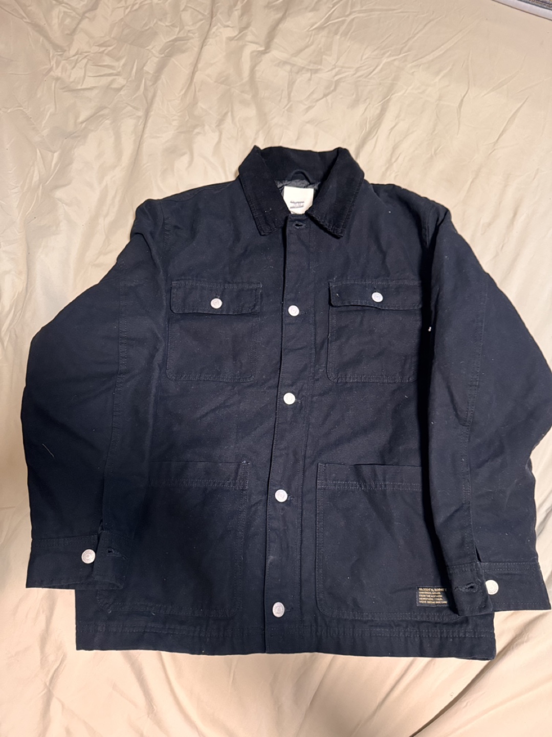 Black Chore Coat Jacket