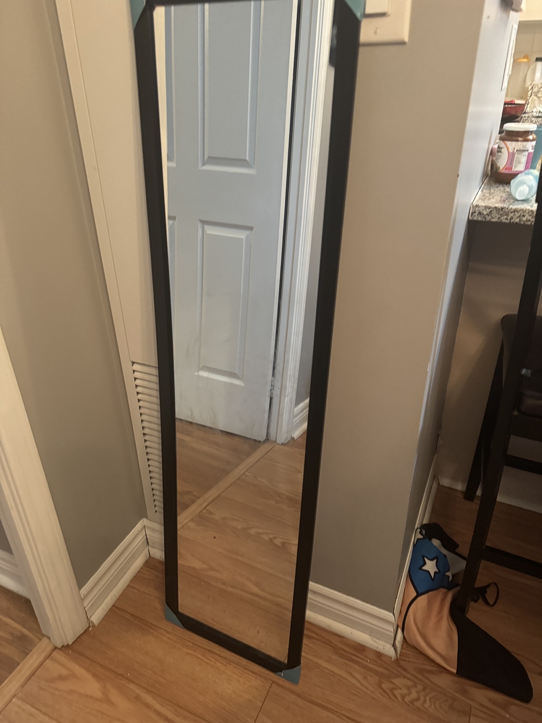 Full Length Mirror with Black Frame - photo 2