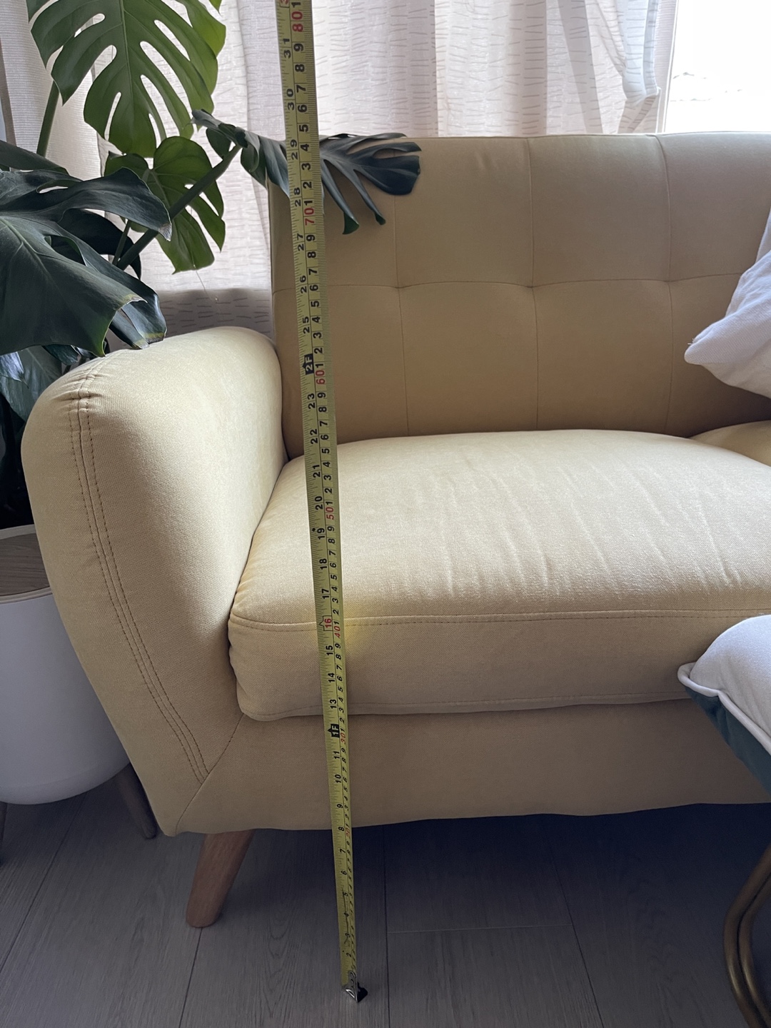 Yellow Sectional Sofa - photo 5