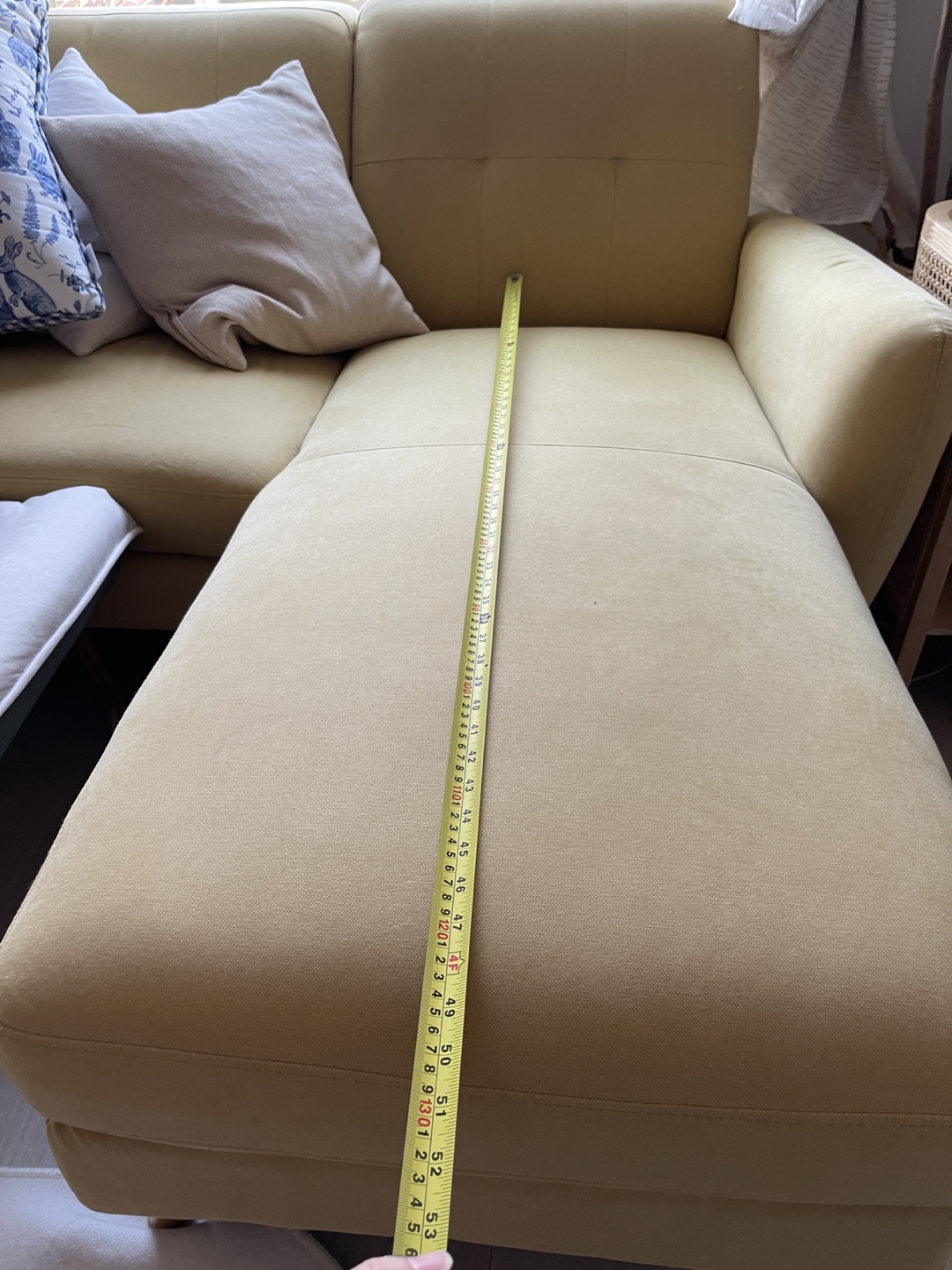 Yellow Sectional Sofa - photo 4