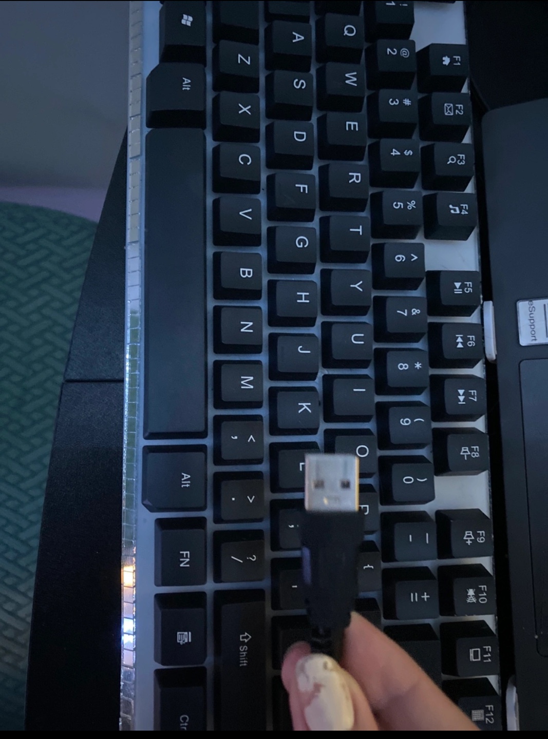 RGB LED Backlit Wired Gaming Keyboard - photo 3