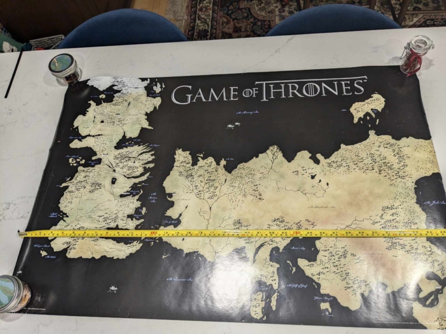 Game of Thrones Westeros Map Poster - photo 4