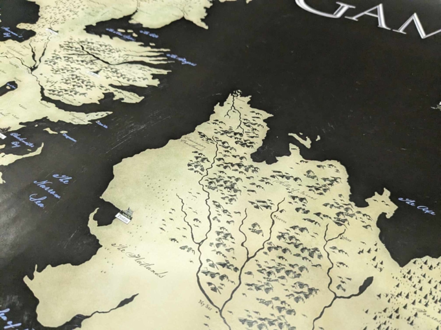 Game of Thrones Westeros Map Poster - photo 2