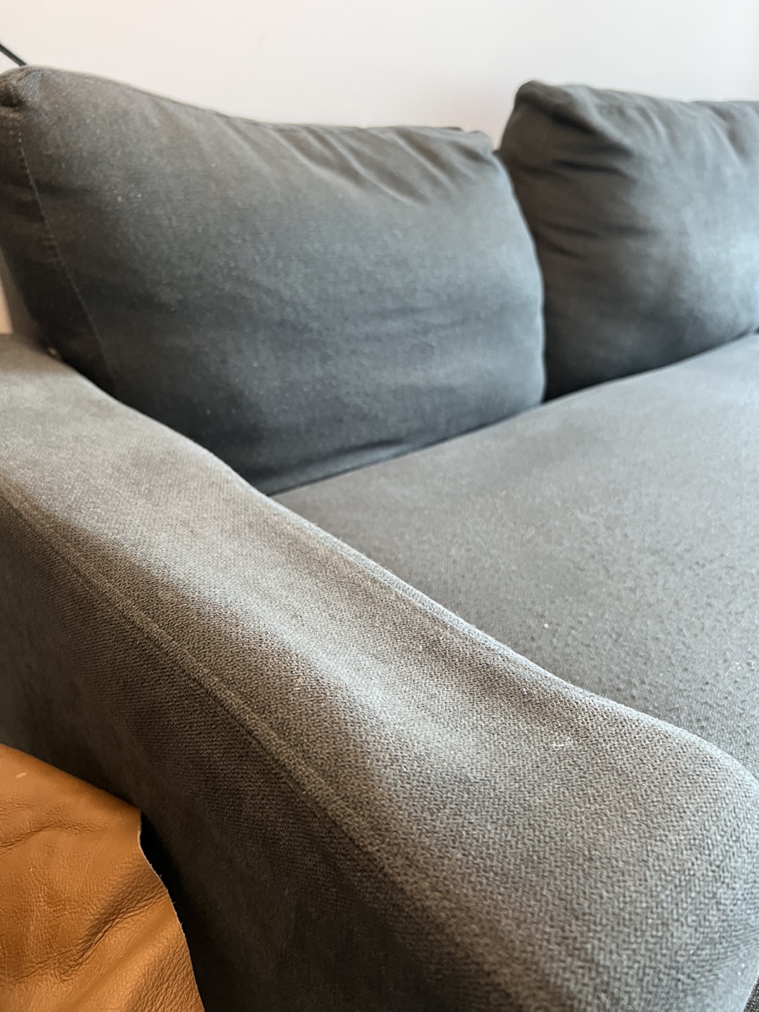 3 Seat Dark Grey Sectional Sofa - photo 4