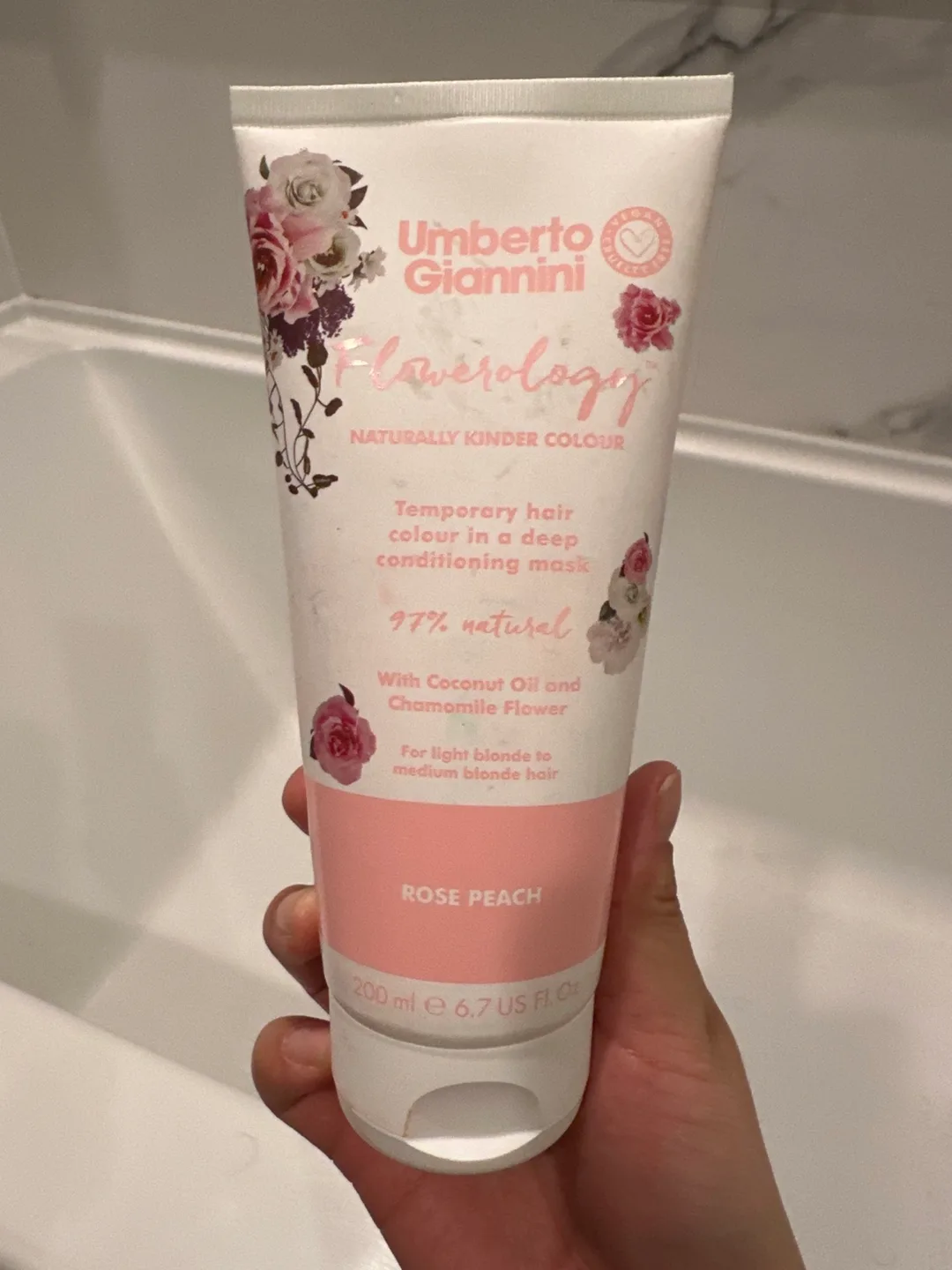 Umberto Giannini Colour Hair Mask - Rose Peach thumbnail