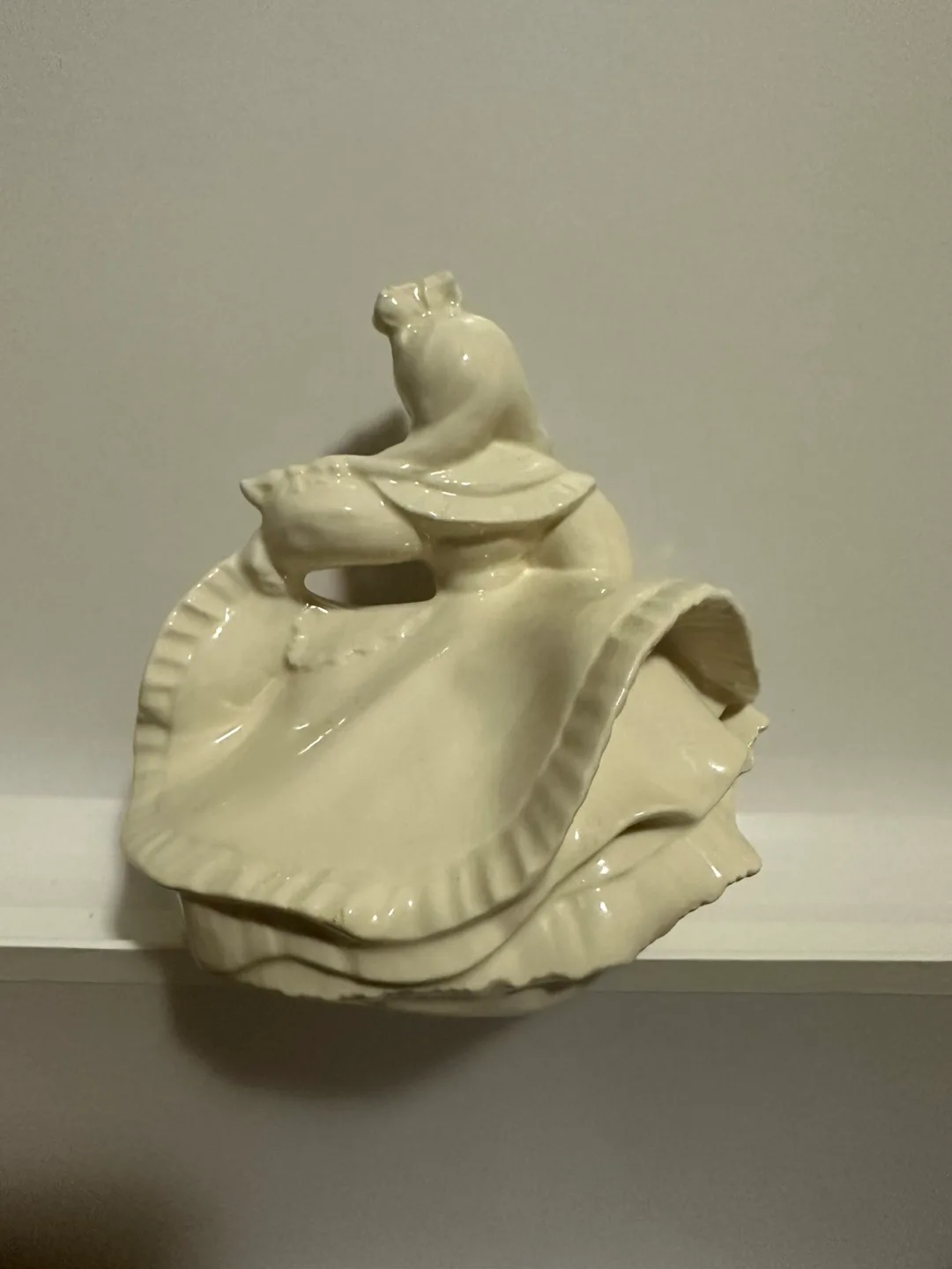 Vintage Ceramic Girl Figurine image indicator(5)