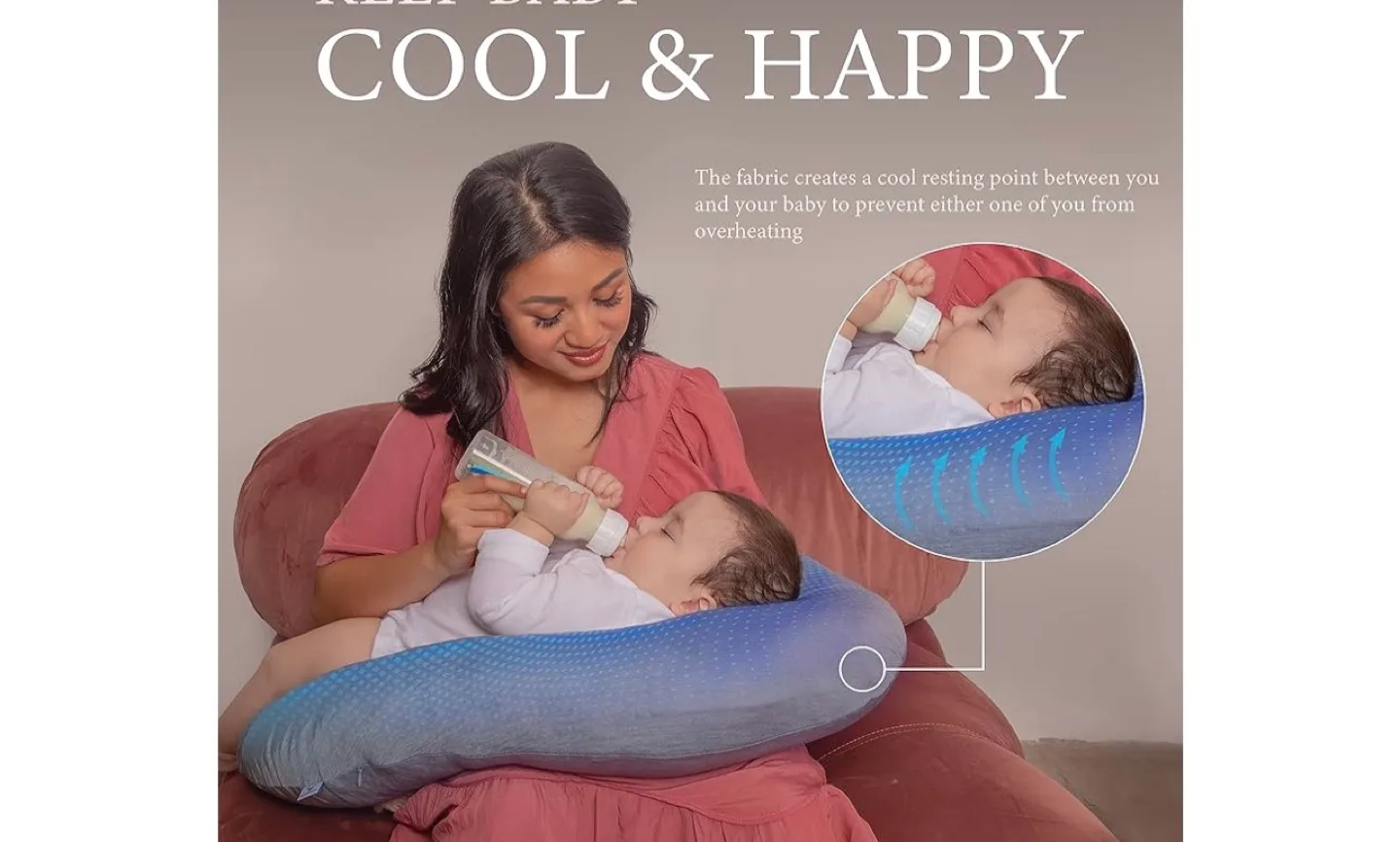 Pharmedoc My Little Bean Nursing Pillow - Dark Grey image indicator(2)