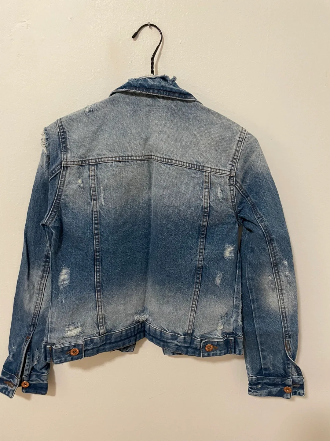 Distressed Denim Jacket image indicator(3)