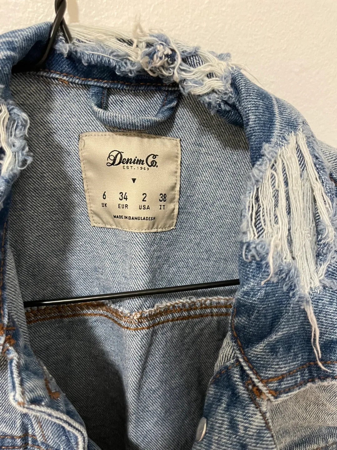 Distressed Denim Jacket image indicator(2)