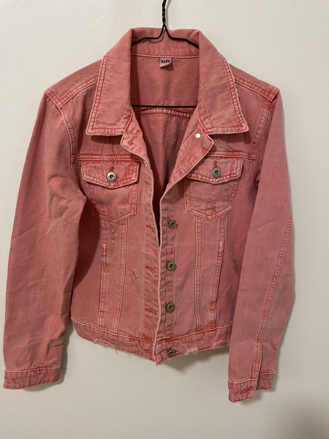 Pink Denim Jacket