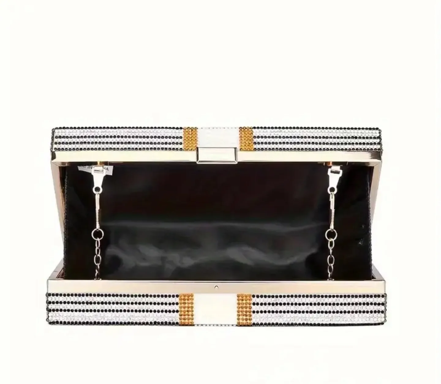 Rhinestone-Encrusted Money Stack Clutch image indicator(4)