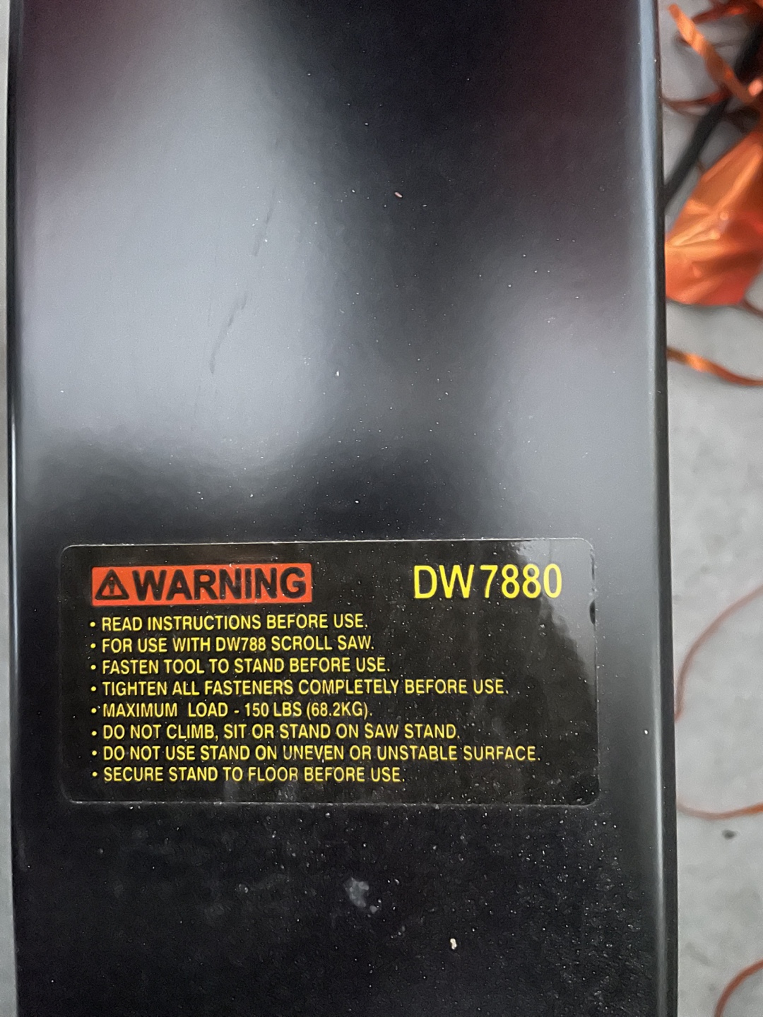 Dewalt DW788 20" Scroll Saw with Stand and Accessories - photo 2