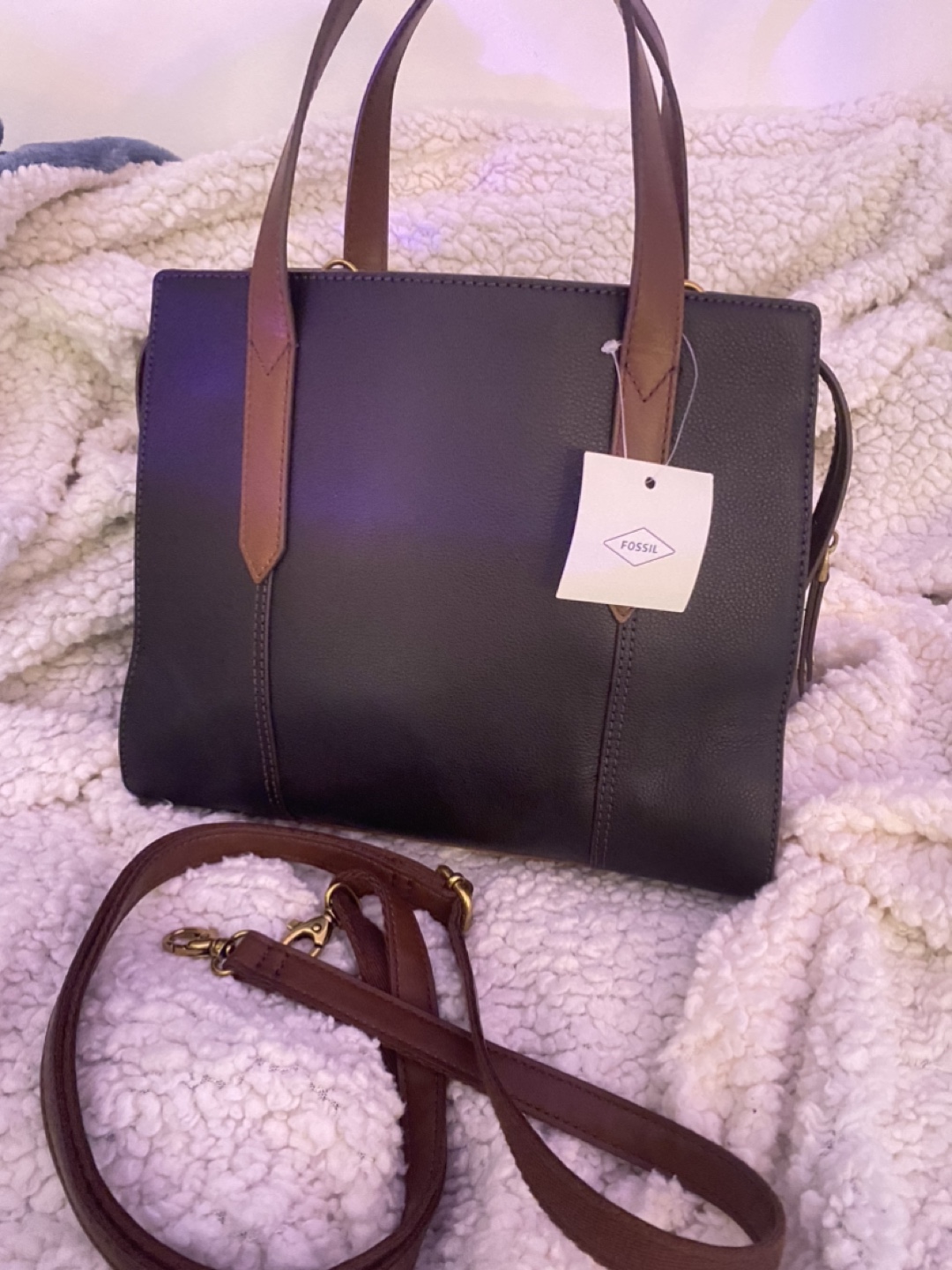 Fossil Sara Satchel Handbag