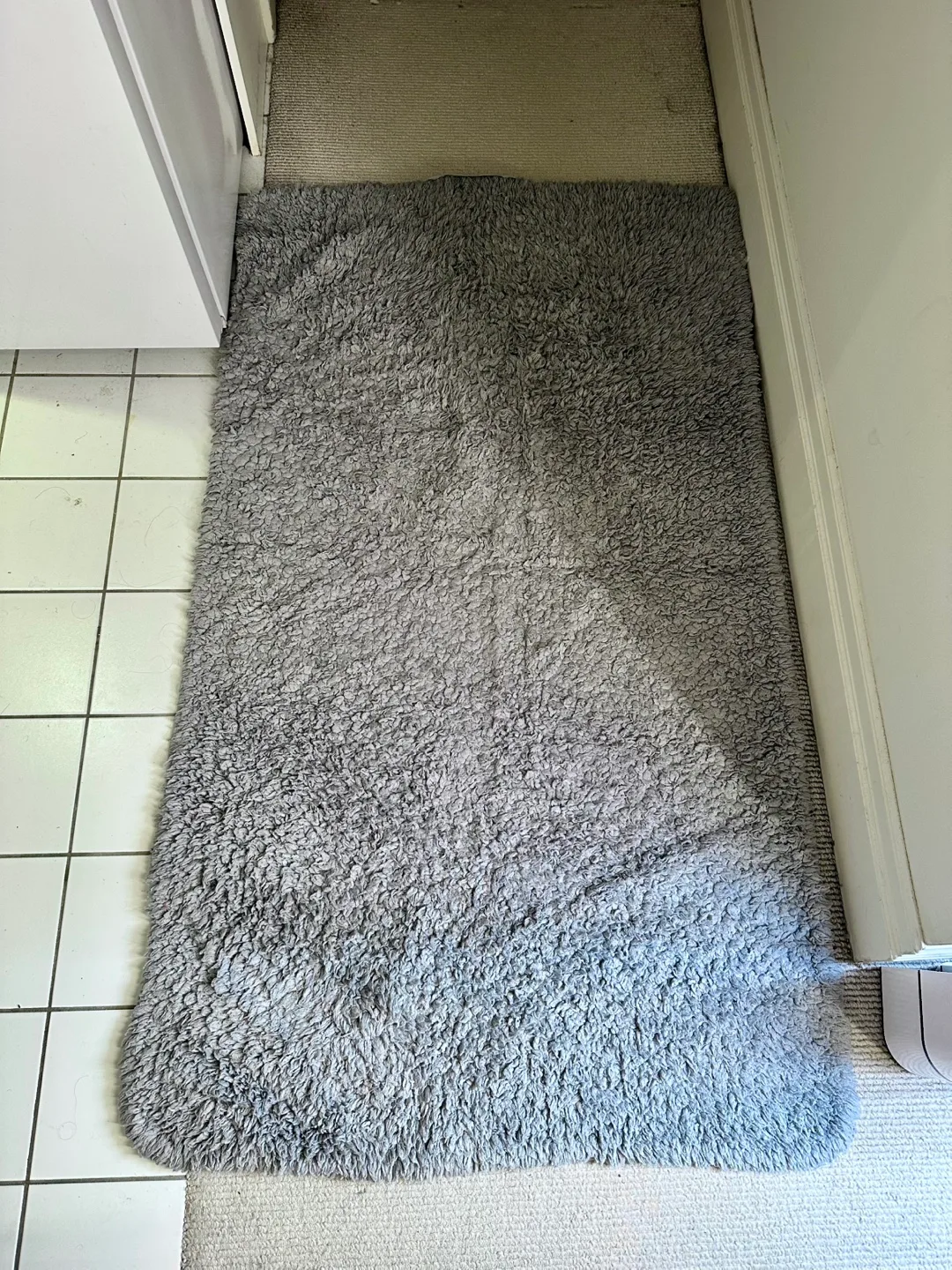 Light Grey Rug #freecycle thumbnail