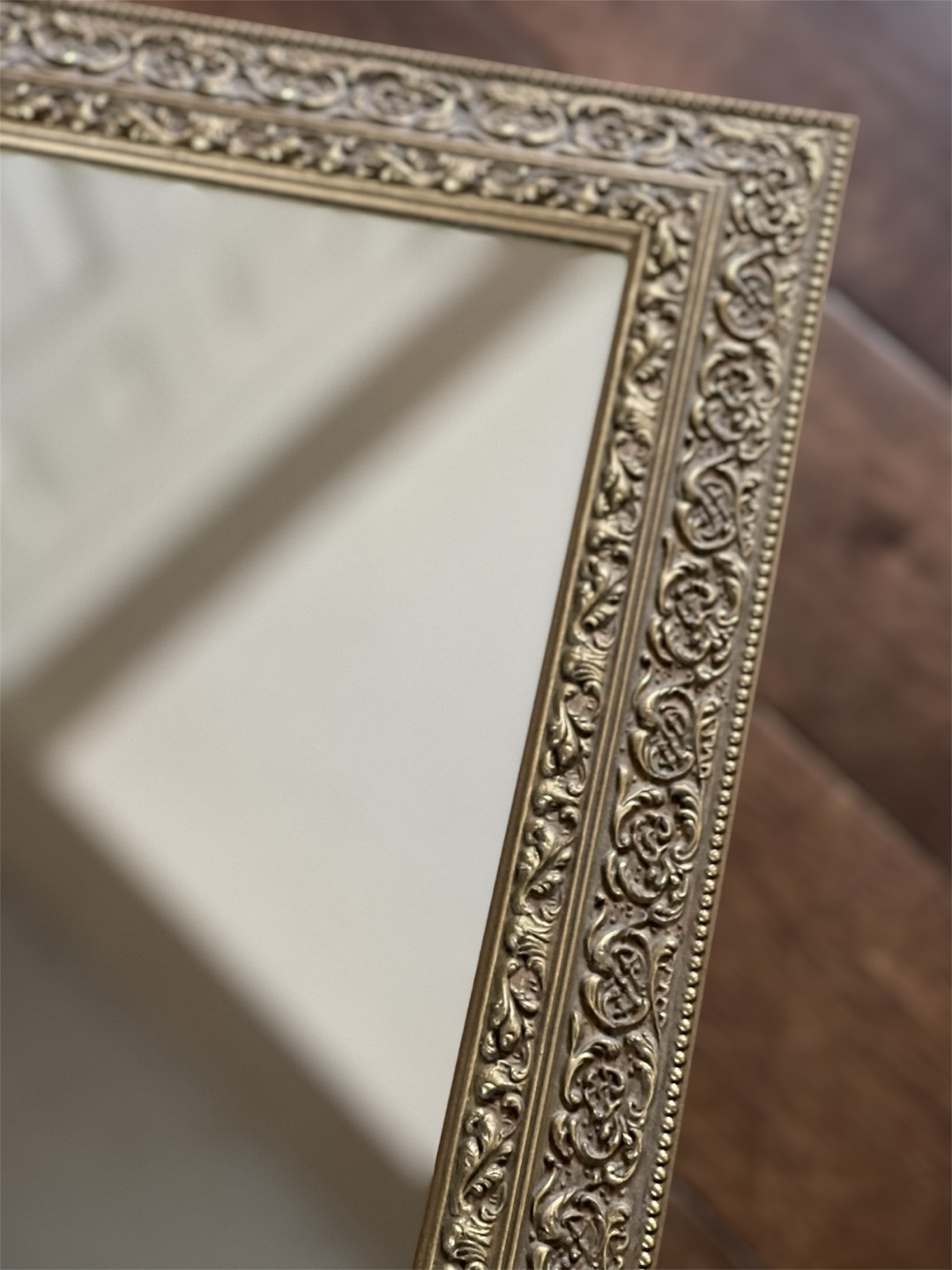 Vintage Ornate Gold Mirror - photo 3