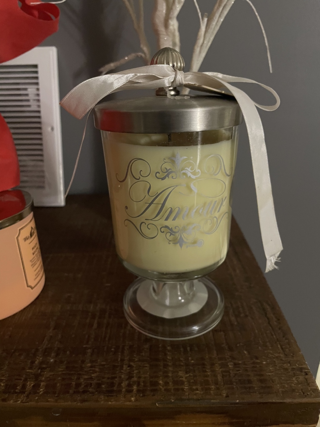 Amour Scented Candle in Glass Jar