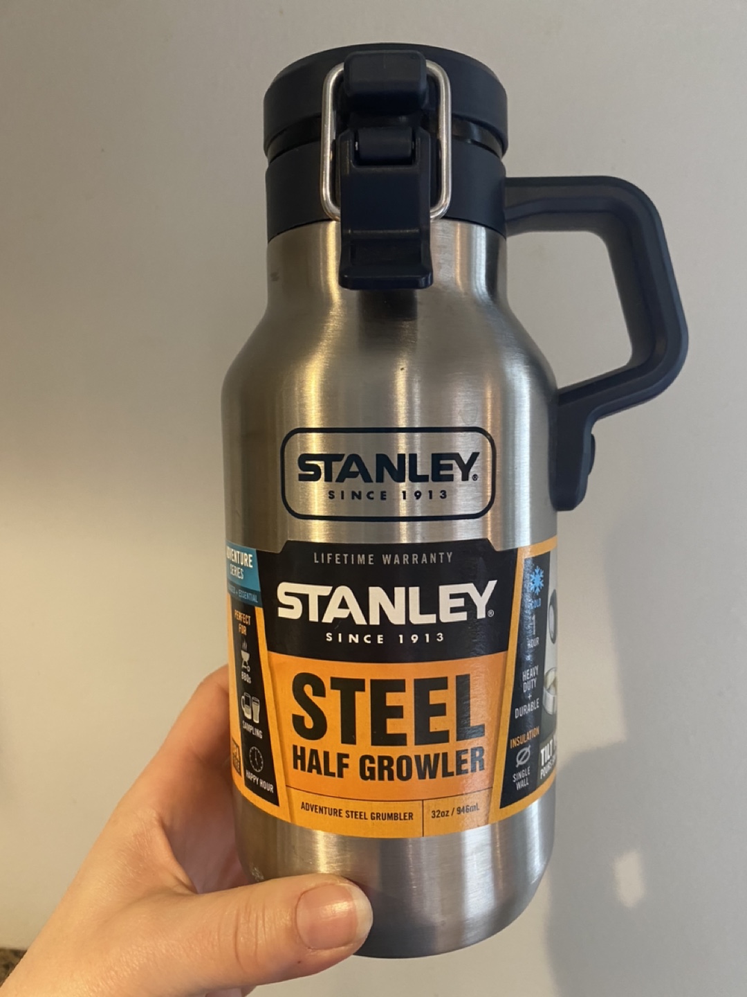 Stanley Adventure Steel Half Growler, 32oz