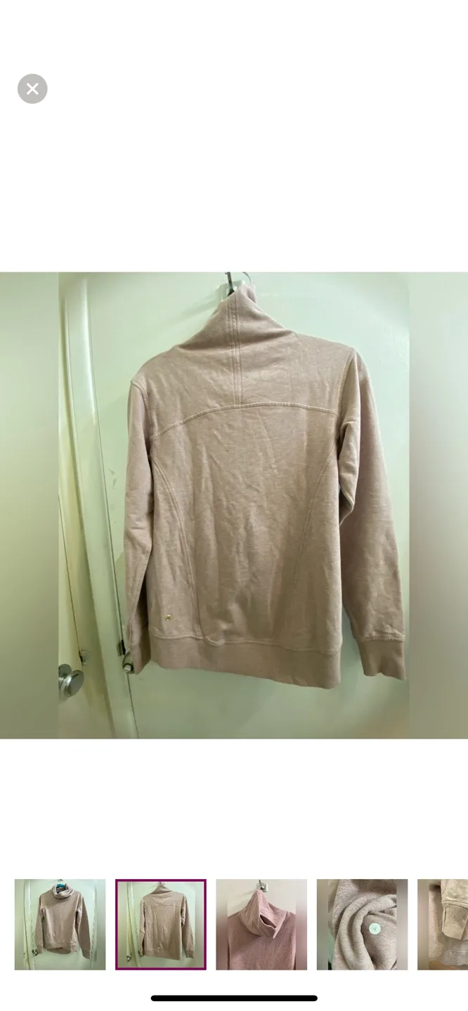 VGUC Lululemon sweater size 4 with side pockets image indicator(2)