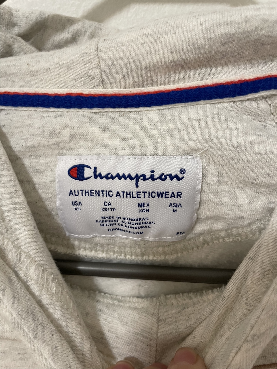Champion Women's Hoodie, Size XS, Light Grey - photo 3
