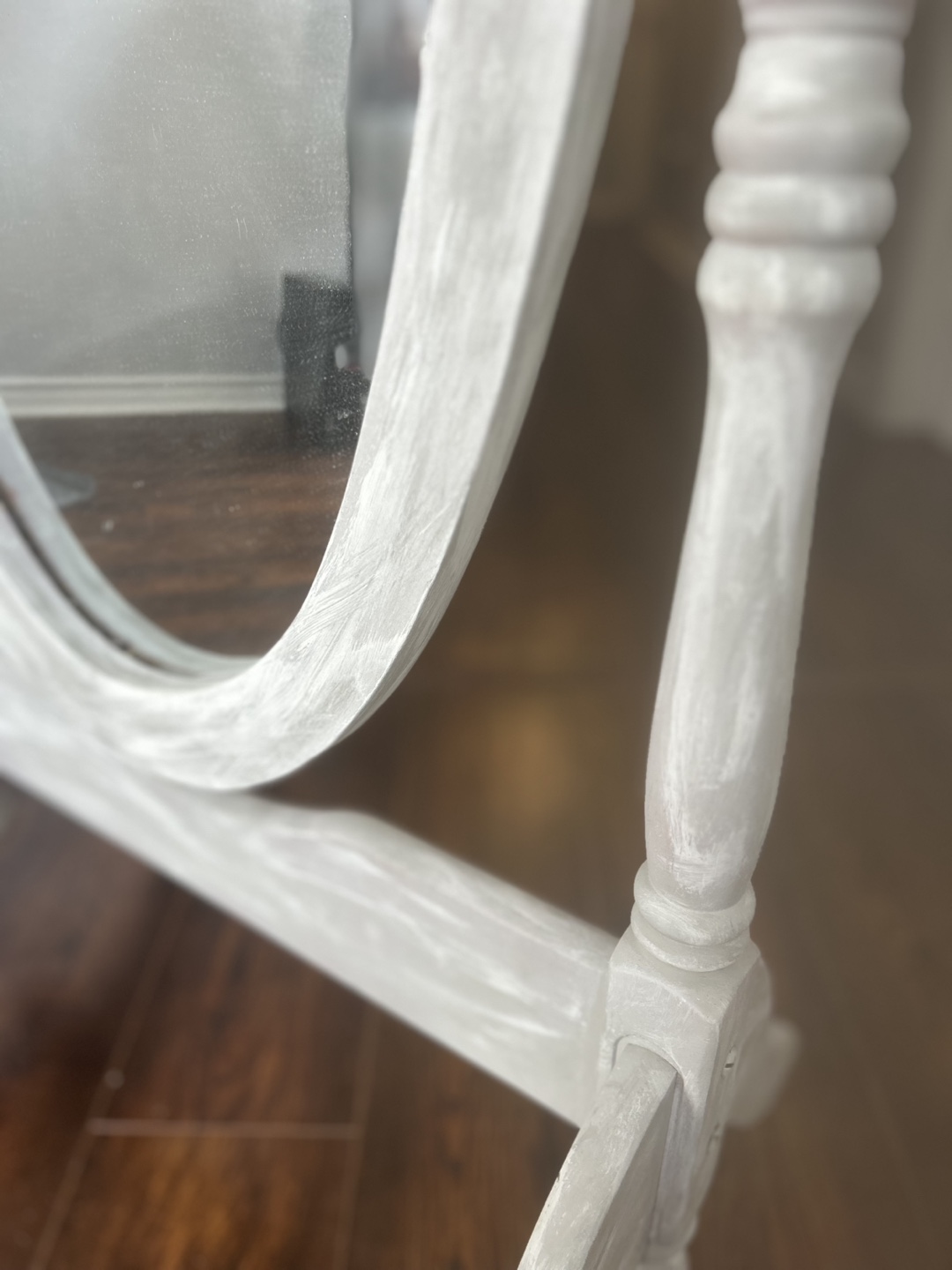 Vintage Oval Full-Length Floor Mirror - photo 4