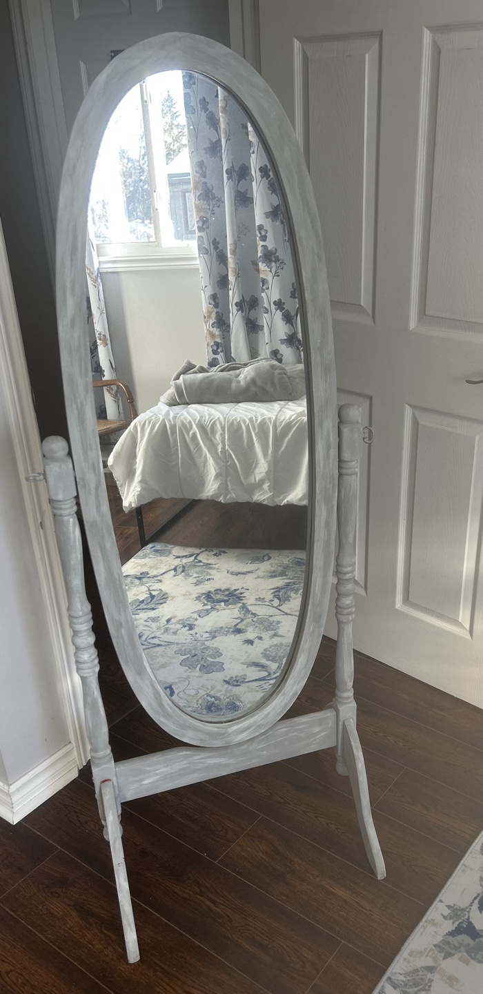 Vintage Oval Full-Length Floor Mirror - photo 2
