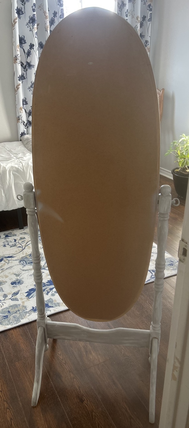 Vintage Oval Full-Length Floor Mirror - photo 3