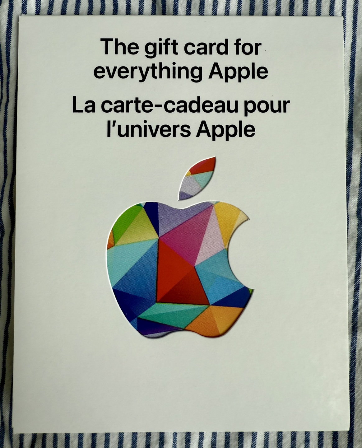 NEW Apple Gift card, $50
