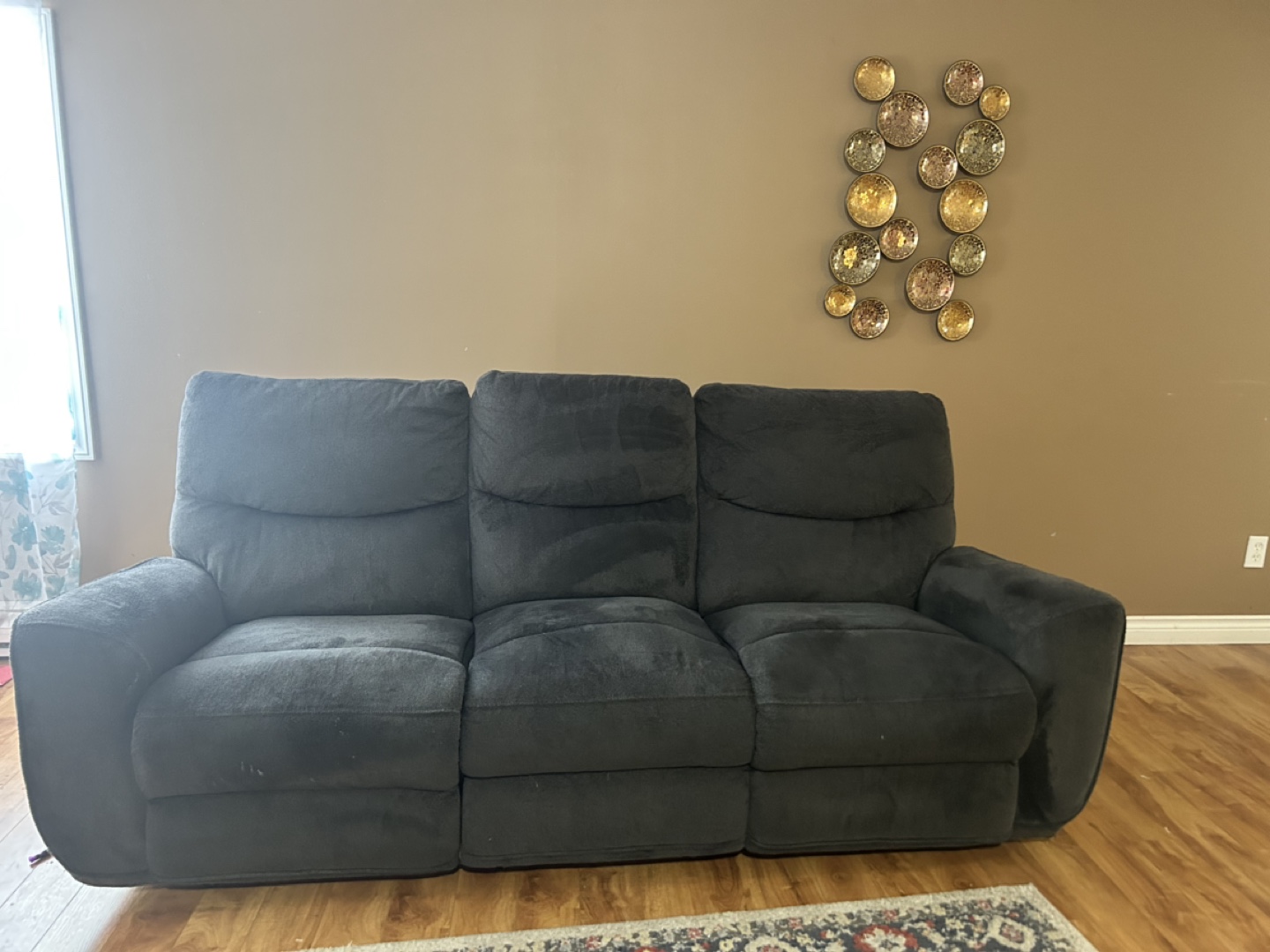 Reclining Sofa - Dark Grey